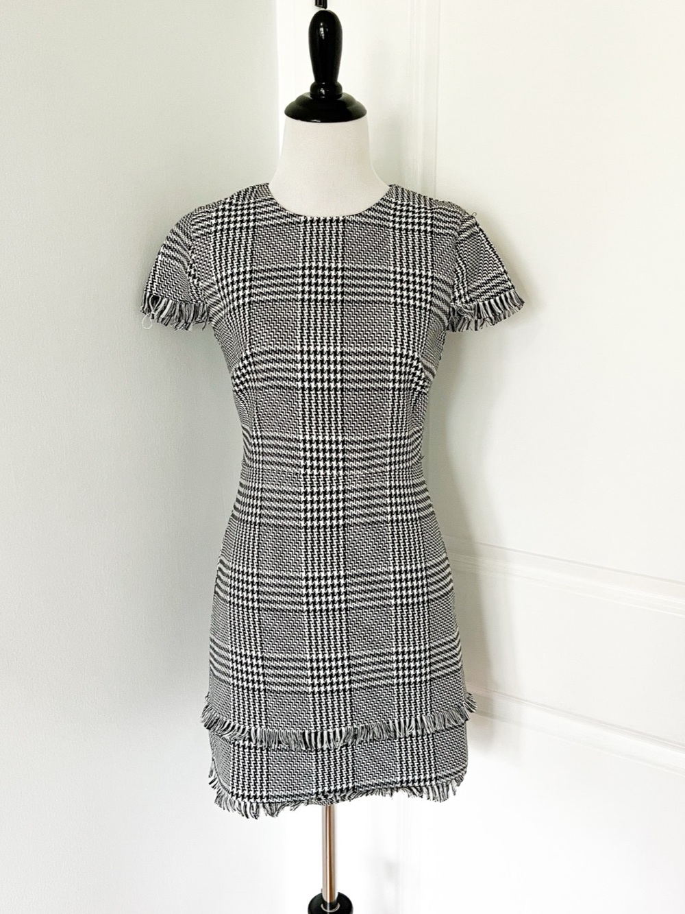 Lovers + Friends Mini Dress Houndstooth XS